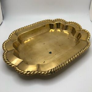 Vintage brass tray/dish